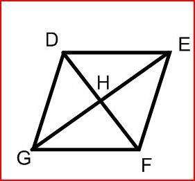 Will give geometry i'm behind and need to catch in parallelogram defg, dh = x + 5, hf = 2y, gh =