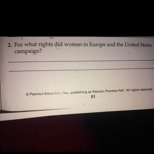 For what rights did women in europe and the united states campaign