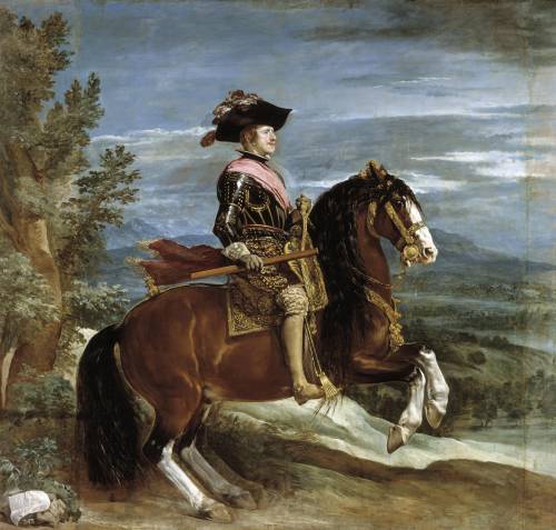 Name the above painting and its artist. What was the purpose of equestrian portraits in history?