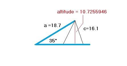 Two sides and an angle are given. determine whether the given information results in one triangle, n