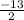 \frac{-13}{2}