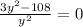 \frac{3y^{2} - 108 }{y^{2} }  = 0