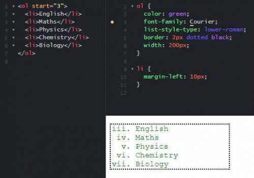 Observe the following output and write the complete HTML-CSS code to generate it: