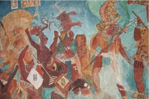 The unit taught us that Mayan murals give a unique (special) insight into the beliefs and lifestyles