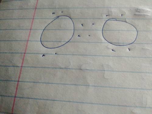 Draw a Lewis structure showing how two oxygen atoms share two pairs of electrons.