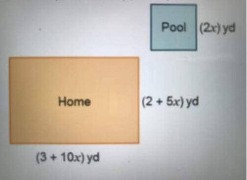He total amount of fencing they need can be written as 5 x + 10. If x = 5; The family needs 160 yard