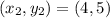 (x_2,y_2) = (4,5)