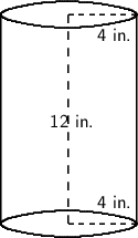 \setlength{\unitlength}{1mm}\begin{picture}(5,5)\thicklines\multiput(-0.5,-1)(26,0){2}{\line(0,1){40}}\multiput(12.5,-1)(0,3.2){13}{\line(0,1){1.6}}\multiput(12.5,-1)(0,40){2}{\multiput(0,0)(2,0){7}{\line(1,0){1}}}\multiput(0,0)(0,40){2}{\qbezier(1,0)(12,3)(24,0)\qbezier(1,0)(-2,-1)(1,-2)\qbezier(24,0)(27,-1)(24,-2)\qbezier(1,-2)(12,-5)(24,-2)}\multiput(18,2)(0,32){2}{\sf{4\ in.}}\put(9,17.5){\sf{12\ in.}}\end{picture}
