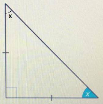 Work out the angle of x ?
Does anyone know how to do this..