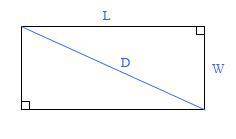 ABCD is a rectangle with sides 6 cm and

8 cm. If its diagonals cross at X, the lengthof AX is