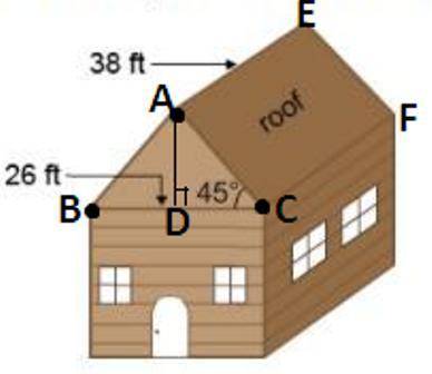 Select the correct answer.

A model of Steven’s house is shown in the diagram. He is replacing the r