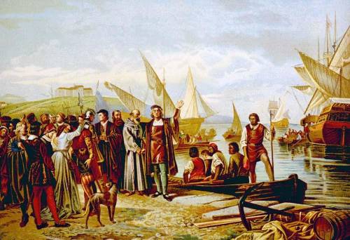 What European countries financed the Voyages of Columbus.