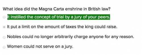 What idea did the magna carta enshrine in british law?
