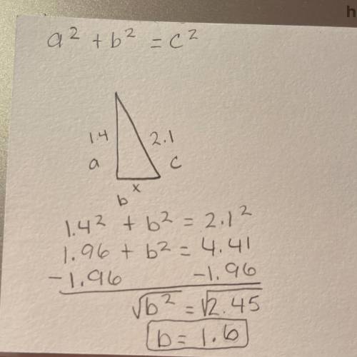 Find the value of x. Round to the
nearest tenth.