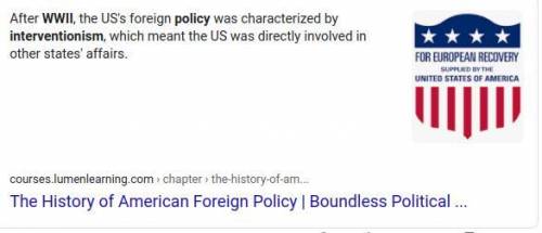 Which of the following policies allowed the US to focus on its own problems at the beginning of WWII