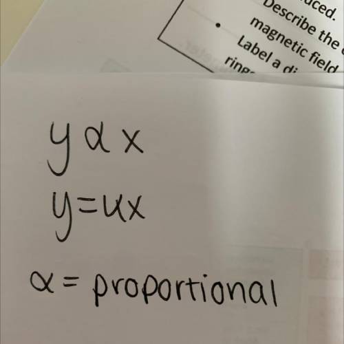 Y is directly proportional to x and k is a constant. Which equation

shows this?
y = x +k
y = kx
y =