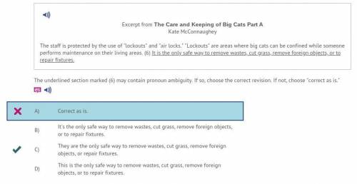 Excerpt from The Care and Keeping of Big Cats Part A

Kate McConnaughey
The staff is protected by th