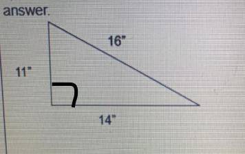 Is this a right triangle??? Show work