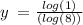 y\:=\frac{log\left(1\right)}{\left(log\left(8\right)\right)}