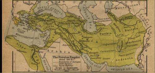Map of persian empire courtesy of the university of texas library is the university of texas at aust