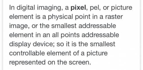 What is a pixel
Please help