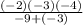 \frac{(-2)(-3)(-4)}{-9 + (-3)}