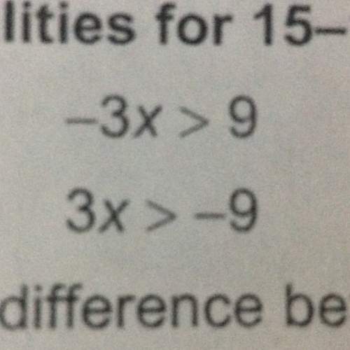 Explain the difference between the two inequalities. how does this affect your method of solution?