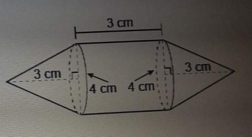 The figure is made up of 2 cones and a cylinder. thecones and cylinder have a 4 cm diameter.
