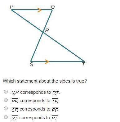 In the drawing below, pq is parallel to st. triangle pqr is similar to triangle tsr.  wh