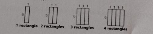 3) write an equation for the relationship between the number of rectangles (x) and the perimeter of&lt;