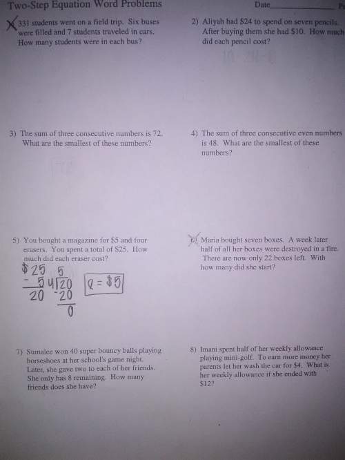 Can u plz meh with this 6th grade math. u have to write an algebraic equation and solve. only solve