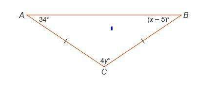 What is the value for y?  enter your answer in the box. y =