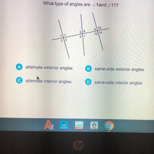 What type of angles are 1 and 11 plz