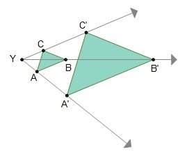 Triangle abc was dilated using the rule dy, 5/4 if ca = 8, what is c'a'?  10