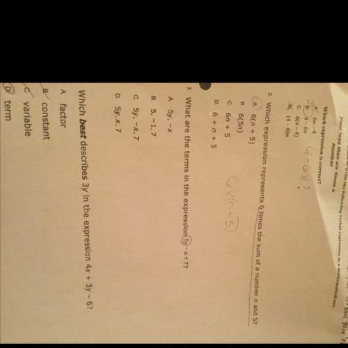 Answer 2 3 4 and explain how you got your answer i will give brainliest must explain for all 3