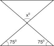 Emergancy need answers now!  find the measure of angle x in the figure below: