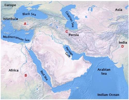 This map shows the middle east around 1600. which region was ruled by the ottoman emperor?