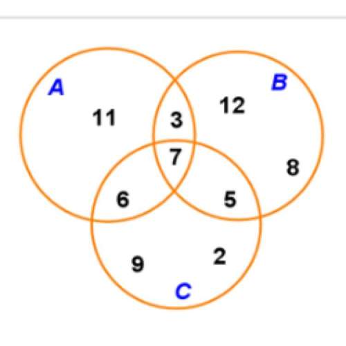 Find a ∩ b.  a) {3,5,6,7,8,11,12}  b) {3,5,6,7,8,12}  c) {3,7,6,5}  d) {3,7}
