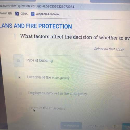 And fire protection what factors affect the decision of whether to evacuate or shelter in plac