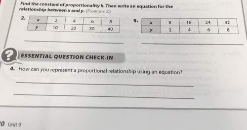 Find the constant of proportionality k. then write an equation for therelationship between xandy(exa