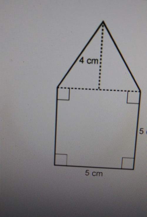 What is the area of this figure enter your answer in the box 4cm 5cm 5cm