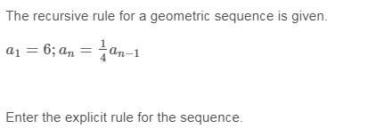 Enter the explicit rule for the sequence