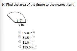 Find the area of the figure to the nearest tenth.