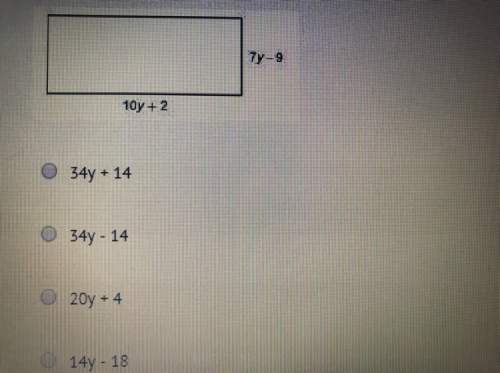 Express the perimeter of the rectangle as a polynomial. .