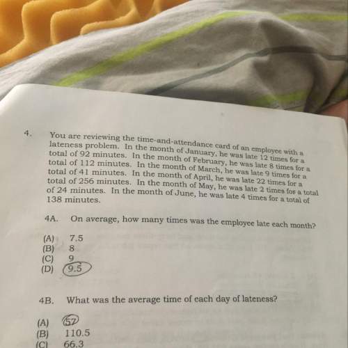 Can some answer 4a. for me i think i got it wrong
