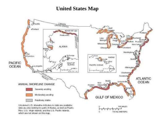 Look at the map of the united states. which of the following would be a reasonable estimate for the