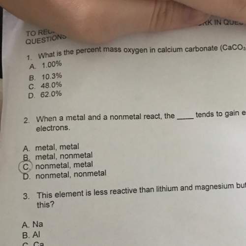 What is the percent mass oxygen in calcium carbonate (caco3)?