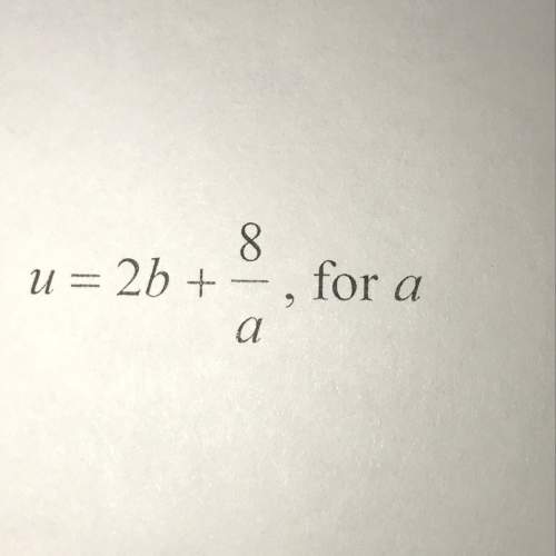 Solve for a and explain how you did