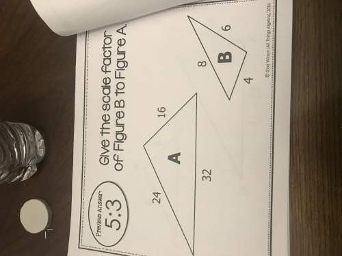Give the scale factor of figure b to figure a.  can you also do a step by step so i understan