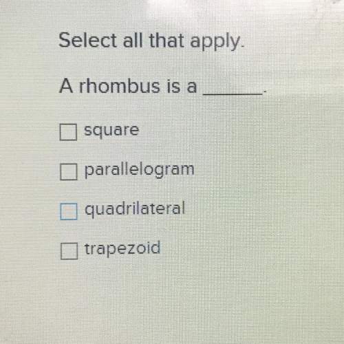 Arhombus is a  select all that apply